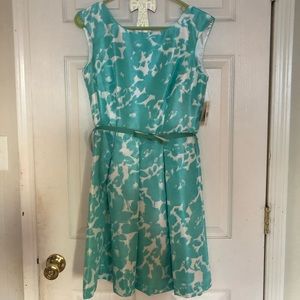 NWT - Blue and white floral dress